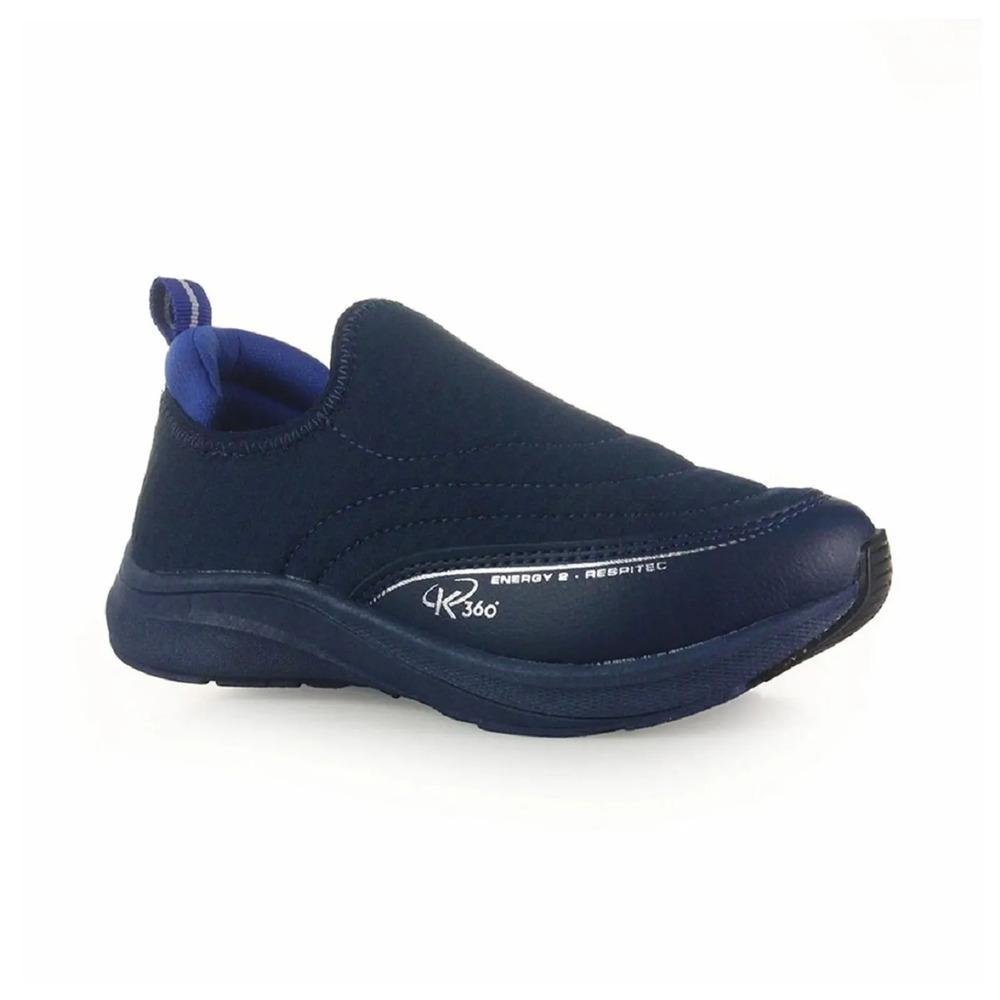 Tênis Infantil Kidy K360 - Conforto Anatômico, Calce Prático e Tecnologia Respi-tec (Ref: 45300030007) Preto 2