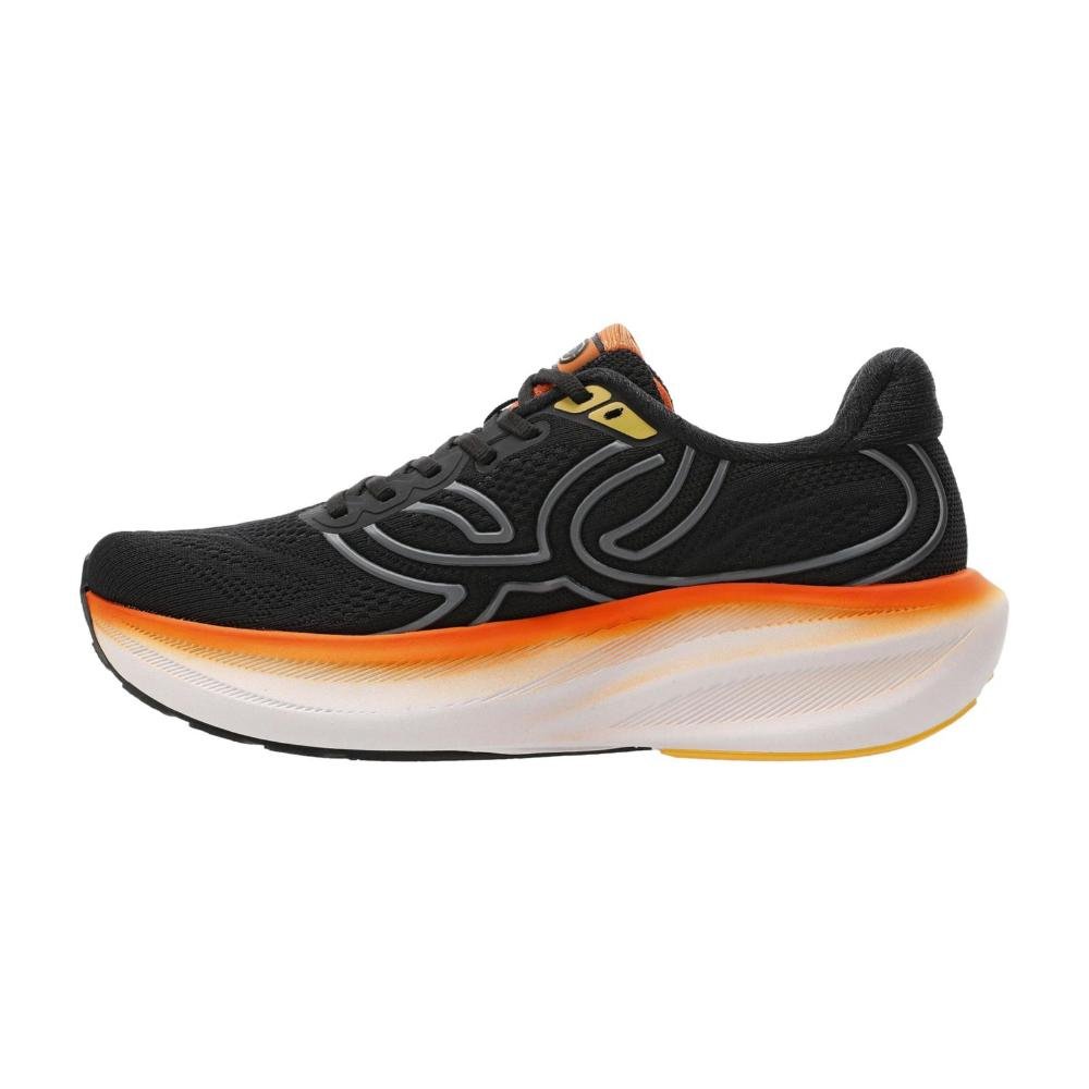 TENIS OLYMPIKUS CORRE MAX 43758365  PRETO LARANJA Preto/Laranja 2