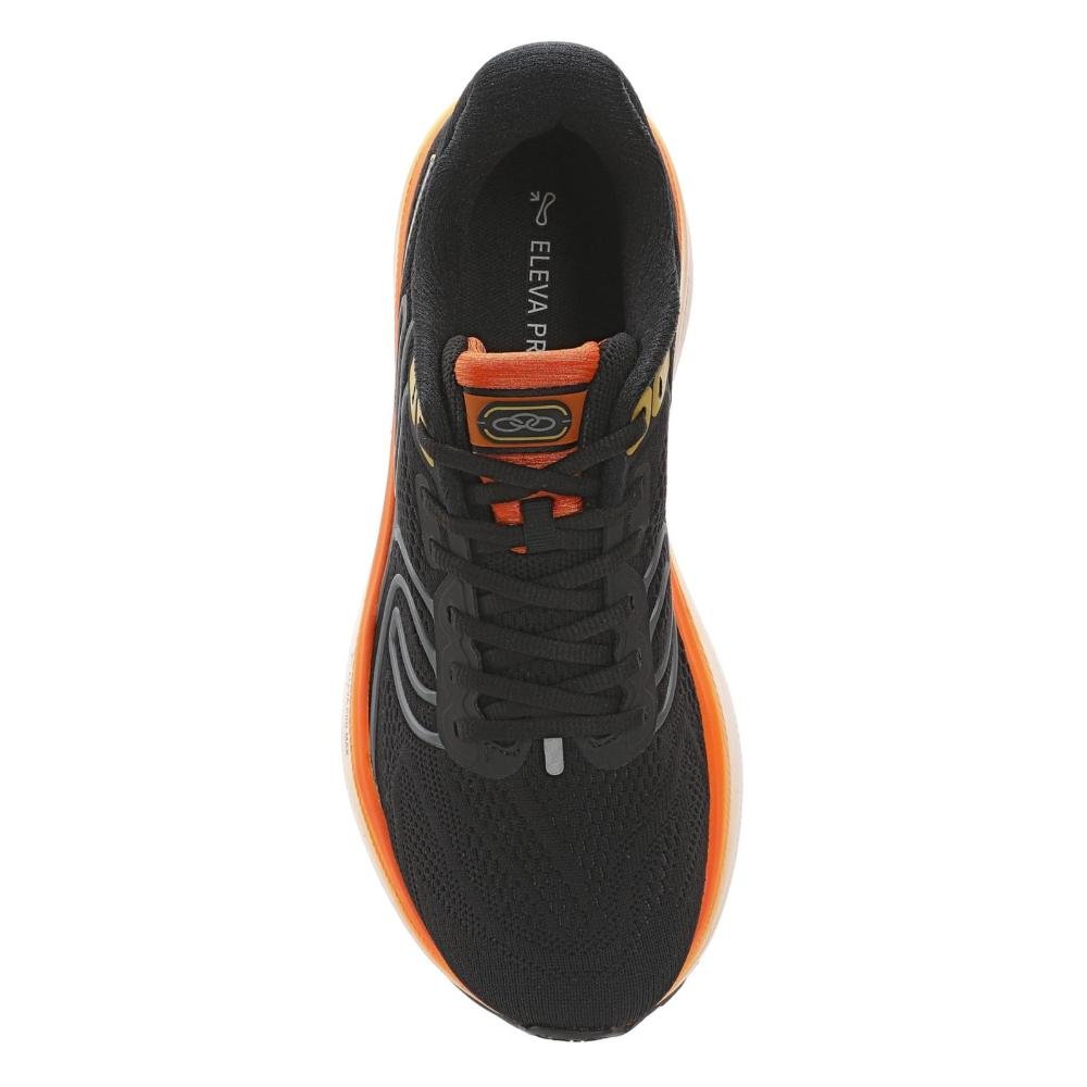 TENIS OLYMPIKUS CORRE MAX 43758365  PRETO LARANJA Preto/Laranja 3