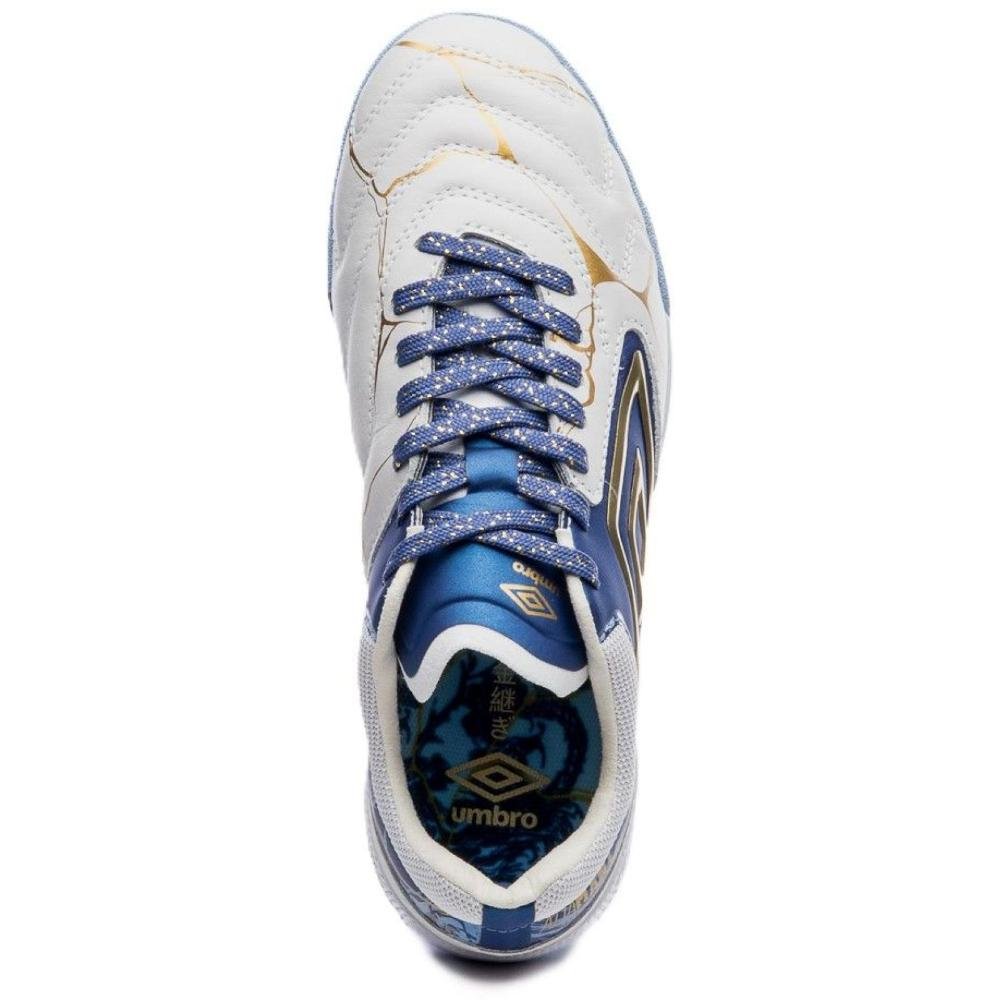 CHUTEIRA UMBRO SOCIETY CLAS PRO BUMP U03FB00487.279 BRANCO A Branco/Azul 5