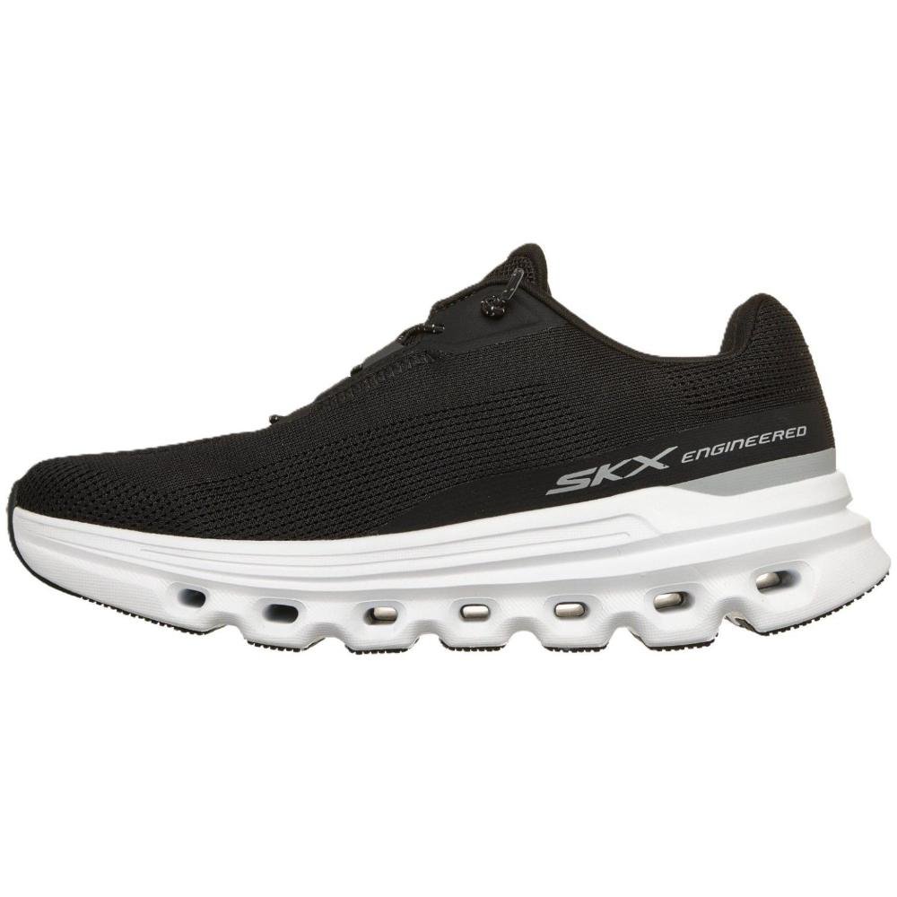 TENIS SKECHERS GO RUN GLIDE STEP 129802/BKW PRETO BRANCO