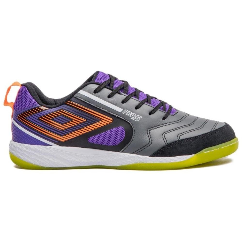CHUTEIRA UMBRO FUTSAL PRO 5 BUMP U01FB041.810 GRAFITE PRETO