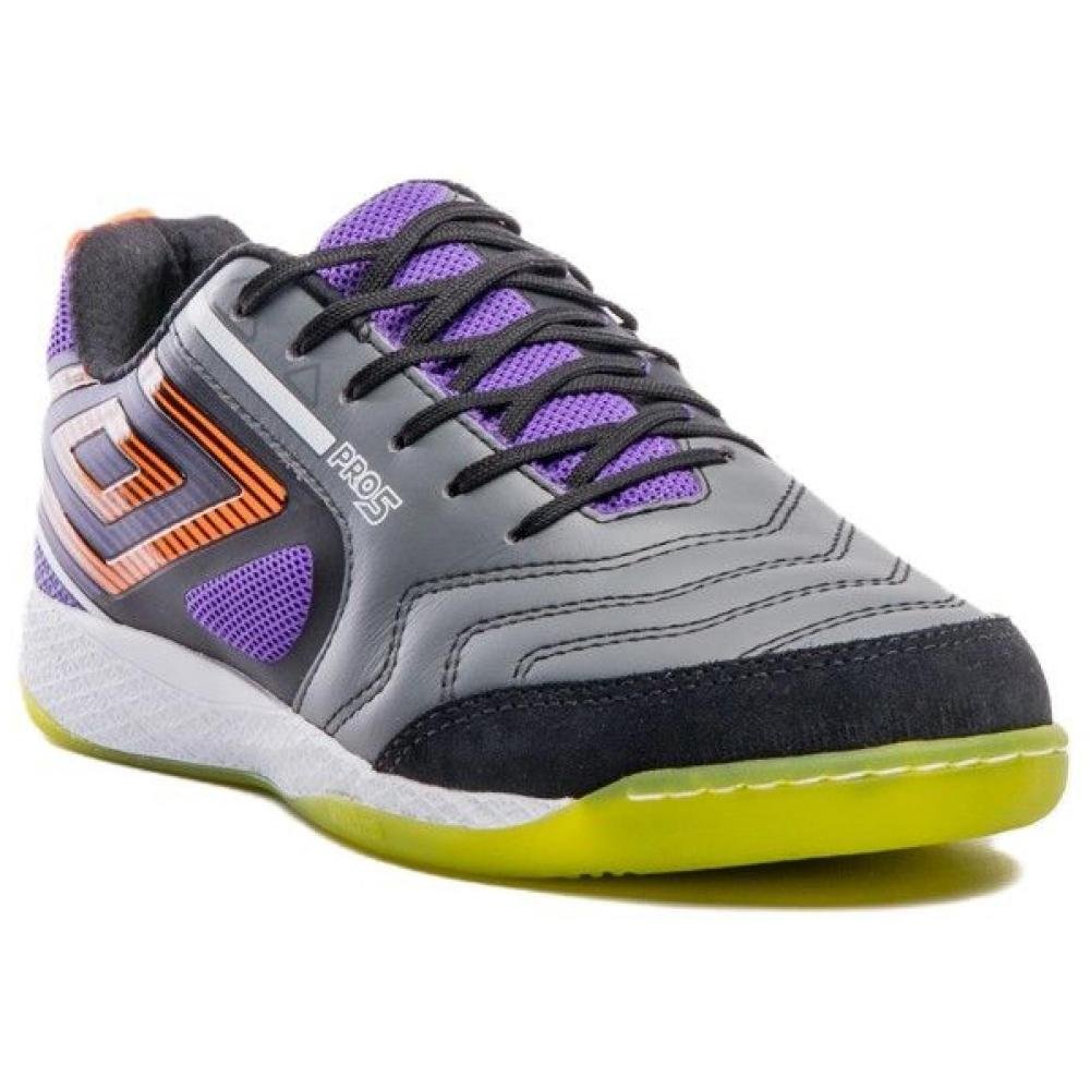 CHUTEIRA UMBRO FUTSAL PRO 5 BUMP U01FB041.810 GRAFITE PRETO Cinza 3