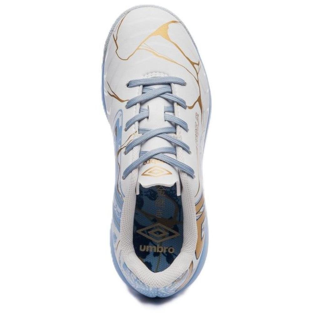 CHUTEIRA UMBRO FUTSAL PRO 5 JR KINTSUGI U07FB00488.239 BR Branco 5