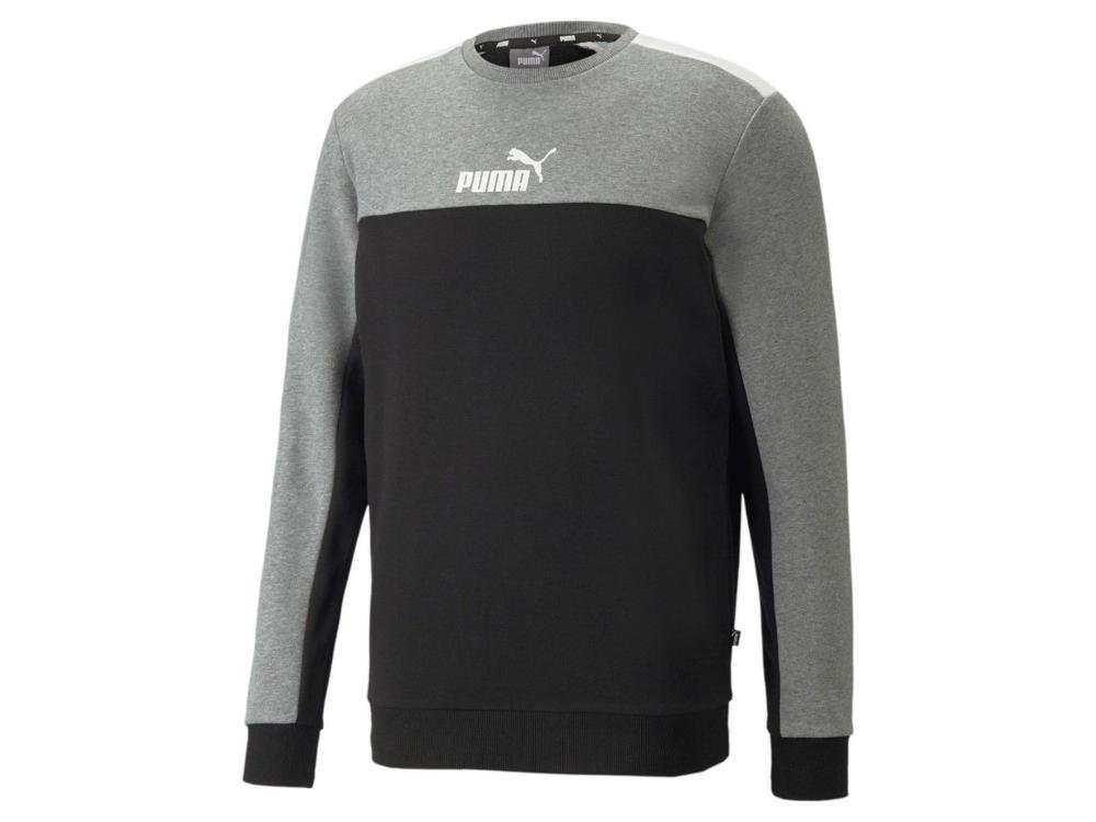 CASACO PUMA ESS+ BLOCK 847427-01 PRETO CINZA