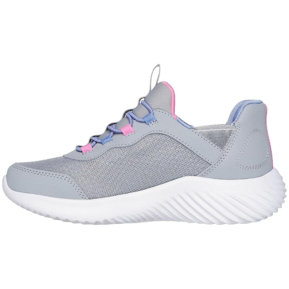 TENIS SKECHERS BOUNDER 303585L/GRY CINZA ROSA Cinza/Rosa 2