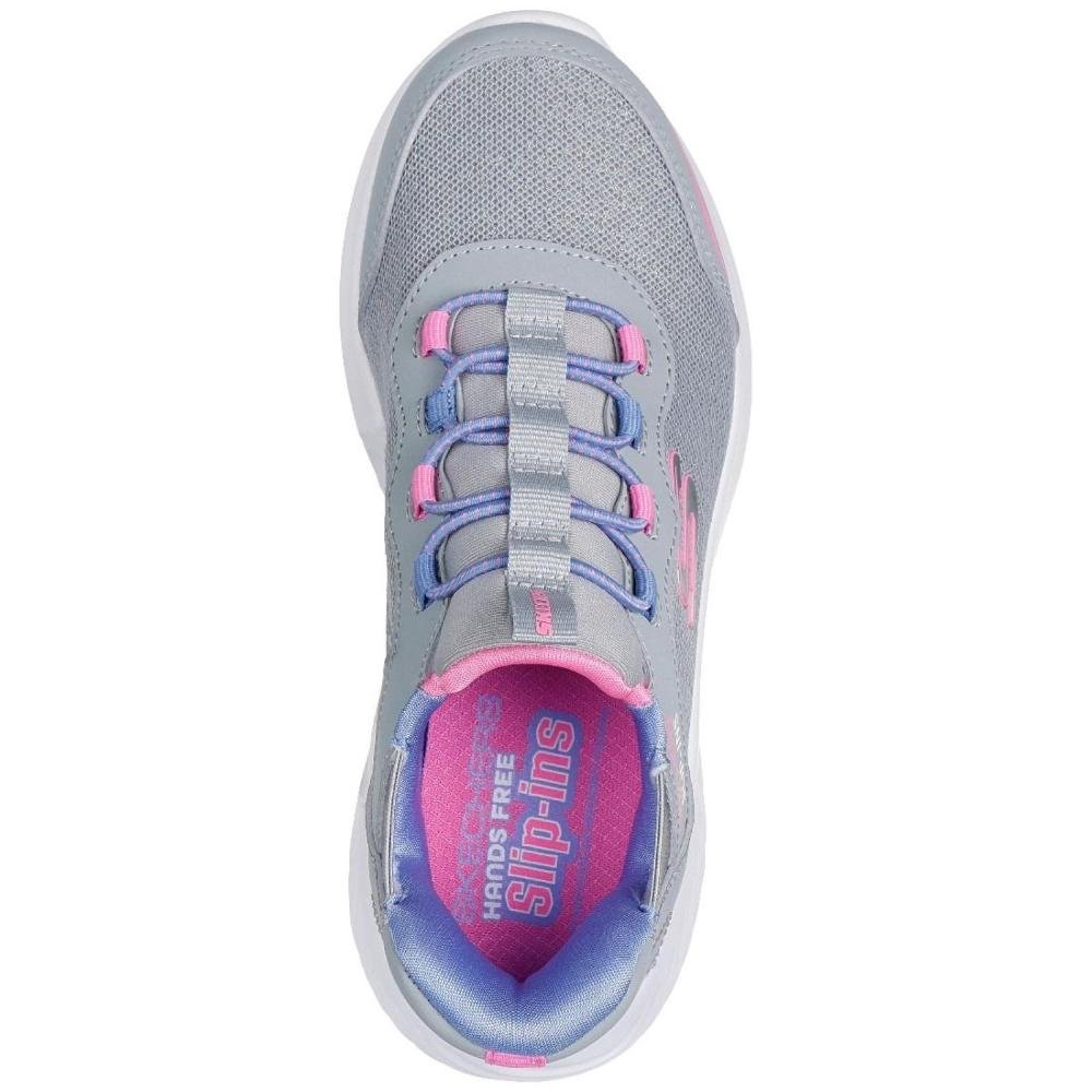 TENIS SKECHERS BOUNDER 303585L/GRY CINZA ROSA Cinza/Rosa 4