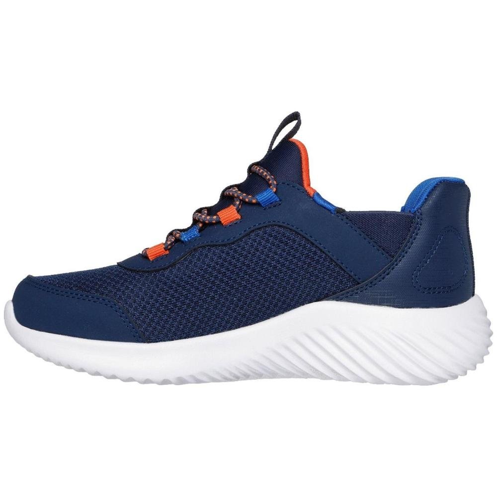 TENIS SKECHERS BOUNDER 403822L/NVBL MARINHO LARANJA Marinho/Laranja 2