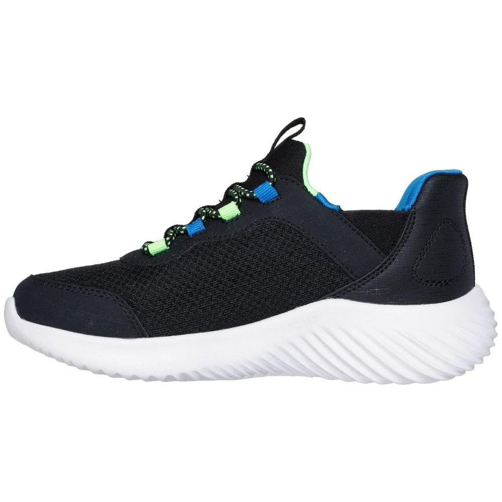TENIS SKECHERS BOUNDER 403822L/BBLM PRETO VERDE Preto/Verde 2