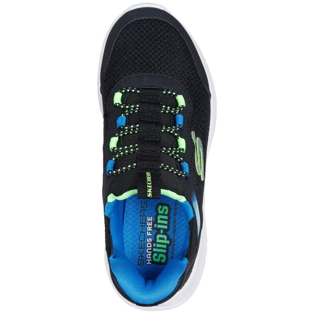 TENIS SKECHERS BOUNDER 403822L/BBLM PRETO VERDE Preto/Verde 4