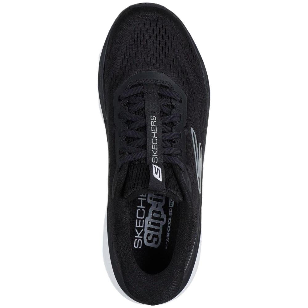 TENIS SKECHERS MAX RUN 129200/BKW PRETO BRANCO Preto 5