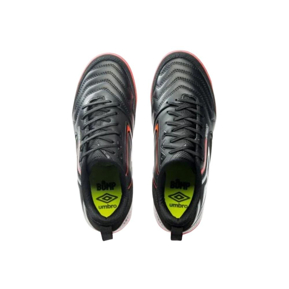 TENIS UMBRO FUTSAL PRO 5 BUMP U01FB041.180 PRETO CORAL Preto/Coral 2