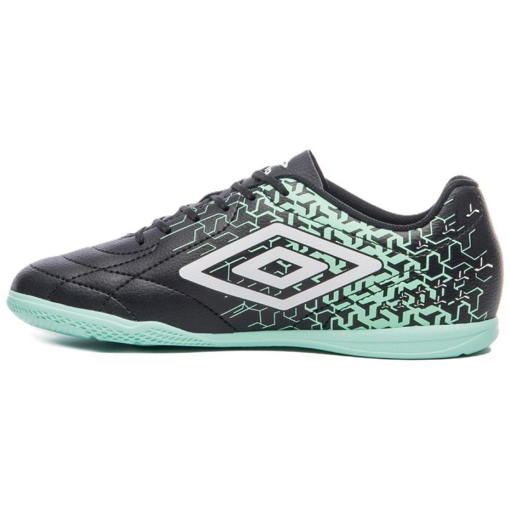 CHUTEIRA UMBRO FUTSAL CLASS NEO U01FB00416.125 PRETO BRAN Preto/Verde 2