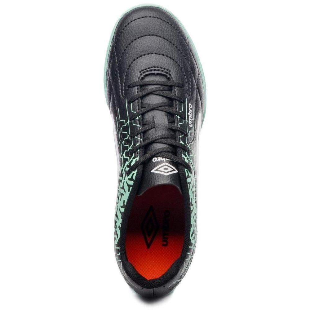 CHUTEIRA UMBRO FUTSAL CLASS NEO U01FB00416.125 PRETO BRAN Preto/Verde 5