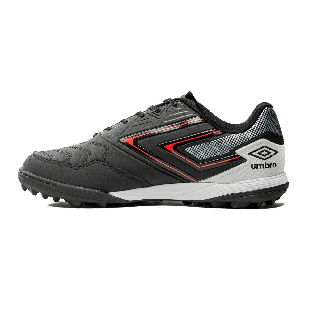 CHUTEIRA UMBRO SOCIETY PRO 5 BUMP CLUB U01FB043.180 PRETO Preto/Cinza 2