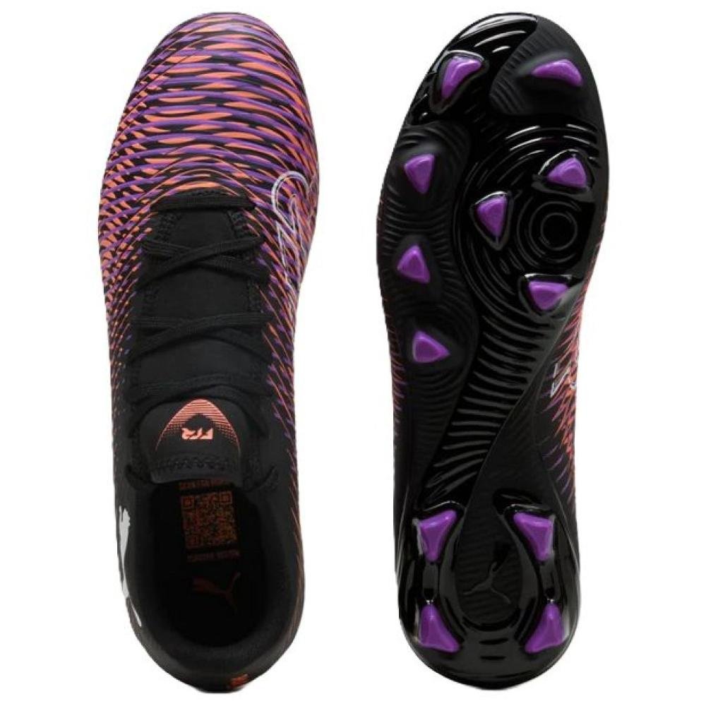 CHUTEIRA PUMA FUTURE 8 PLAY FG/AG 108141-01 PRETO ROXO Preto/Roxo 3