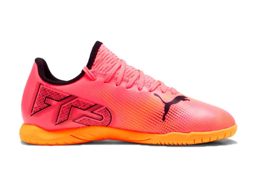 TENIS PUMA FUTSAL FUTURE 7 JR PLAY IT 107739-03 VERMELHO ALA Vermelho Alaranjado 2