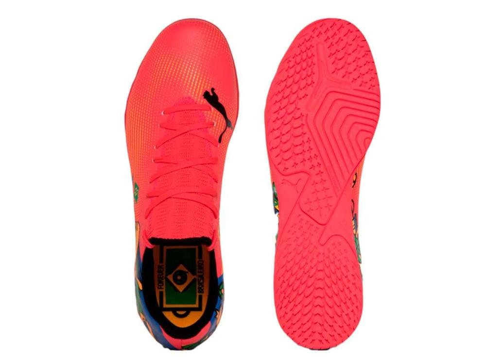 TENIS PUMA FUTSAL FUTURE 7 PLAY NJR 108023-01 VERMELHO Vermelho 3