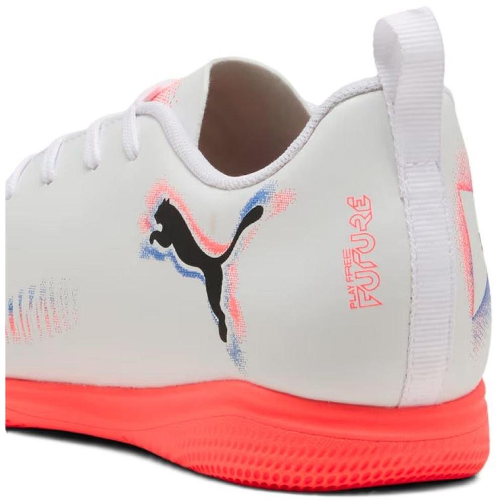 TENIS PUMA FUTSAL FUTURE 8 PLAY IT JR 108627-01 BRANCO LARAN Branco/Laranja 4