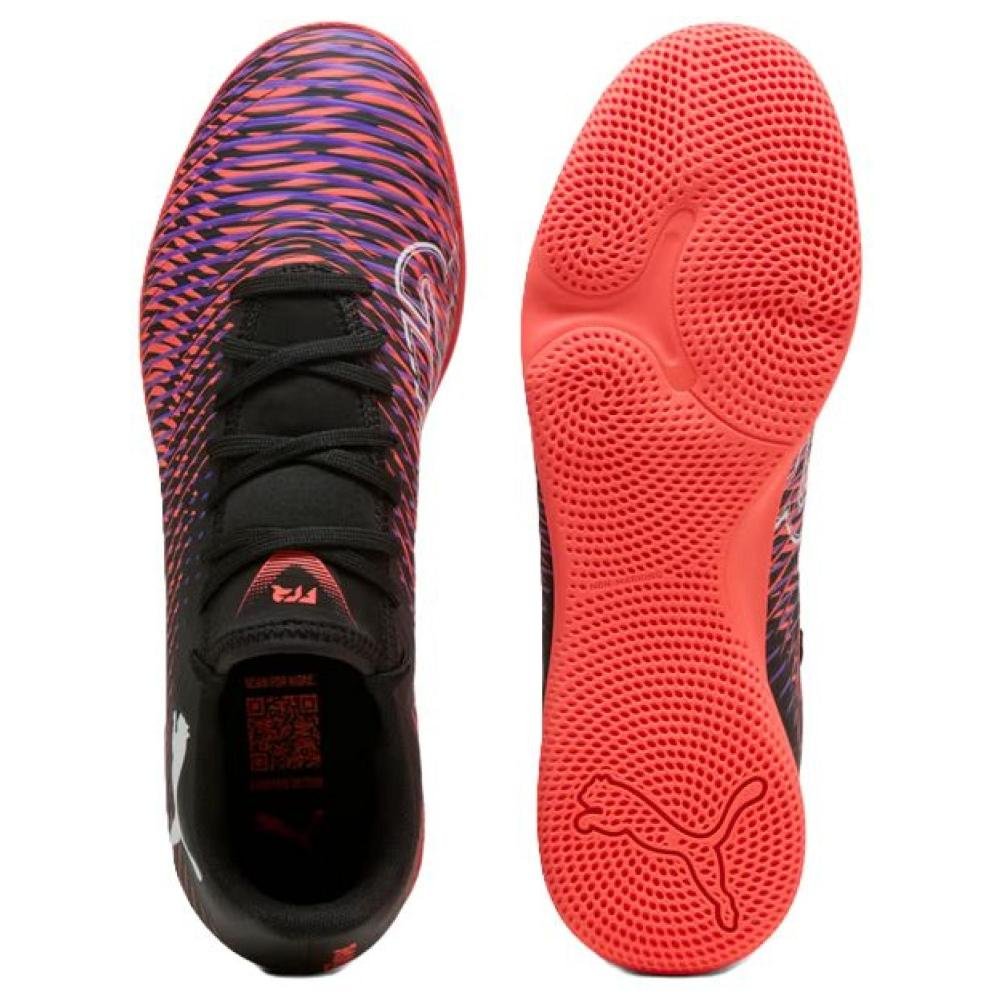 TENIS PUMA FUTURE 8 PLAY IT 108379-01 PRETO LARANJA Preto 3