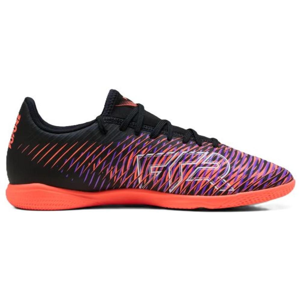 TENIS PUMA FUTURE 8 PLAY IT 108379-01 PRETO LARANJA Preto 4