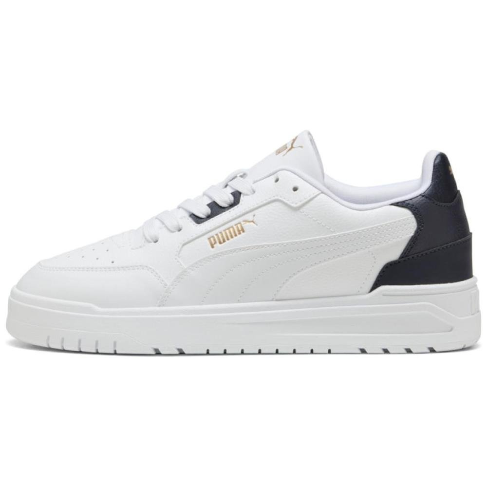 TENIS PUMA SHUFFLE DOWNTOWN 402596-05 BRANCO PRETO DOURADO