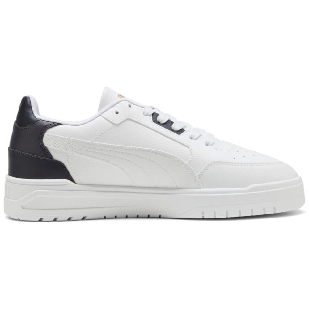 TENIS PUMA SHUFFLE DOWNTOWN 402596-05 BRANCO PRETO DOURADO Branco/Preto 2