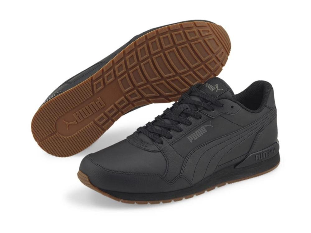 TENIS PUMA ST RUNNER V3 384855-04 PRETO MARROM Preto 4