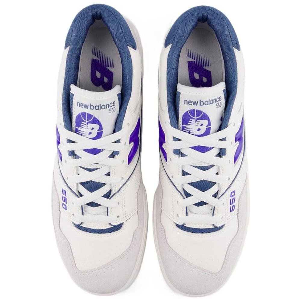 TENIS NEW BALANCE 550 BB550EBL BEGE AZUL Bege/Azul 4
