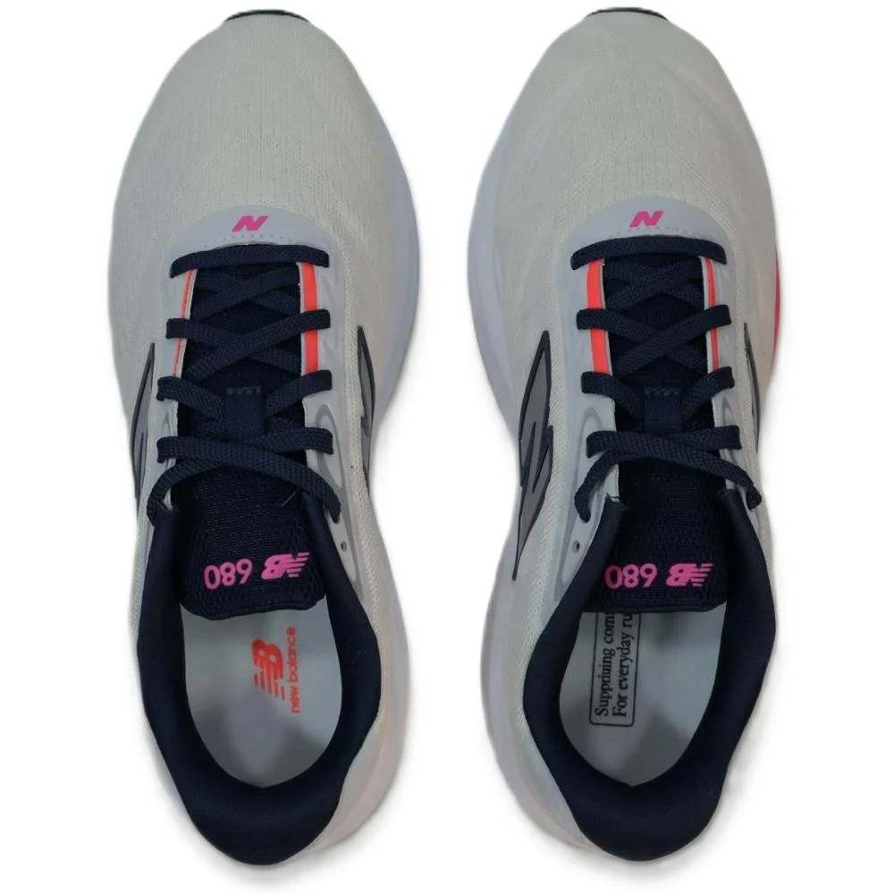TENIS NEW BALANCE FRESH FOAM 680V9 W680253 BEGE LARANJA Bege/Laranja 4