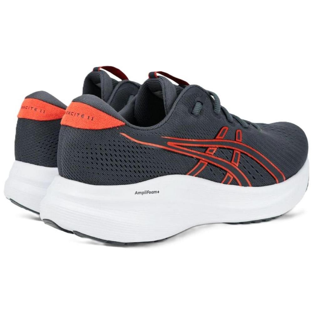 TENIS ASICS GEL EXCITE 11 1011C200.022 CINZA LARANJA Cinza/Laranja 4
