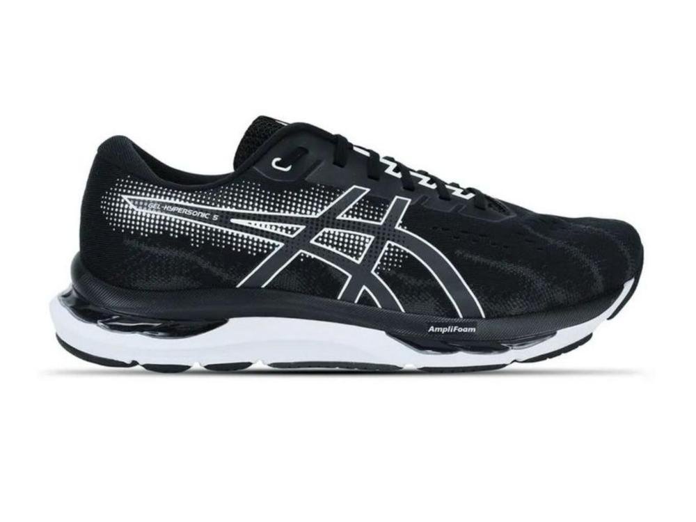 TENIS ASICS GEL HYPERSONIC 5 1011C015.004 PRETO BRANCO