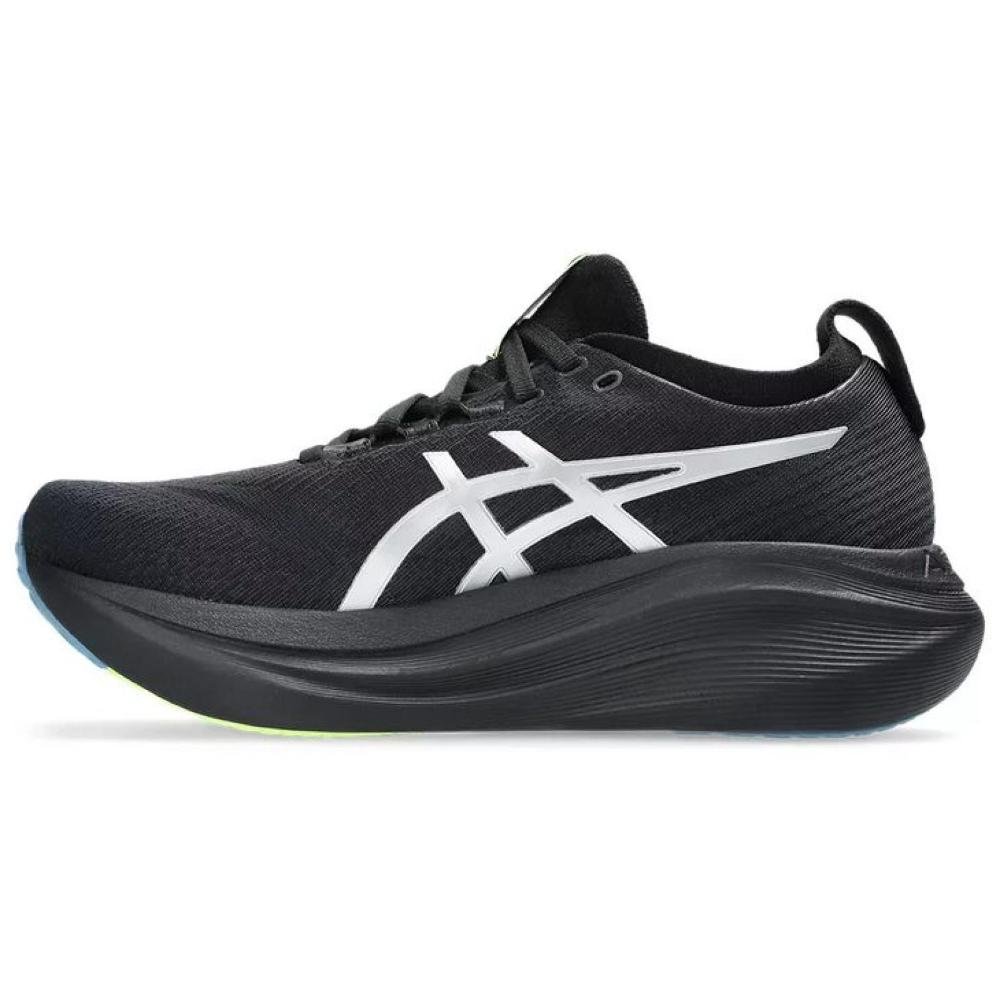 TENIS ASICS GEL NIMBUS 27 LUXE 1012B816.001 PRETO VERDE Preto/Verde 2