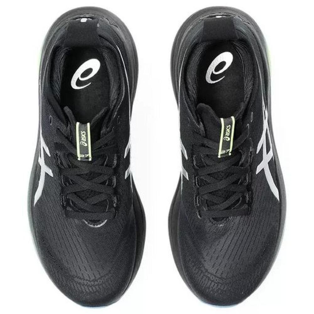 TENIS ASICS GEL NIMBUS 27 LUXE 1012B816.001 PRETO VERDE Preto/Verde 4