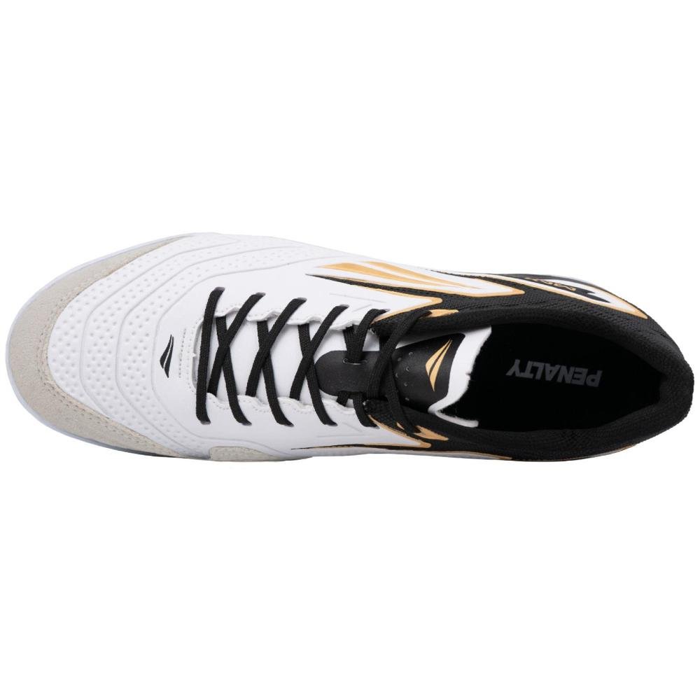 TENIS FUTSAL PENALTY MAX 124282.1340 BRANCO PRETO Branco/Preto 3