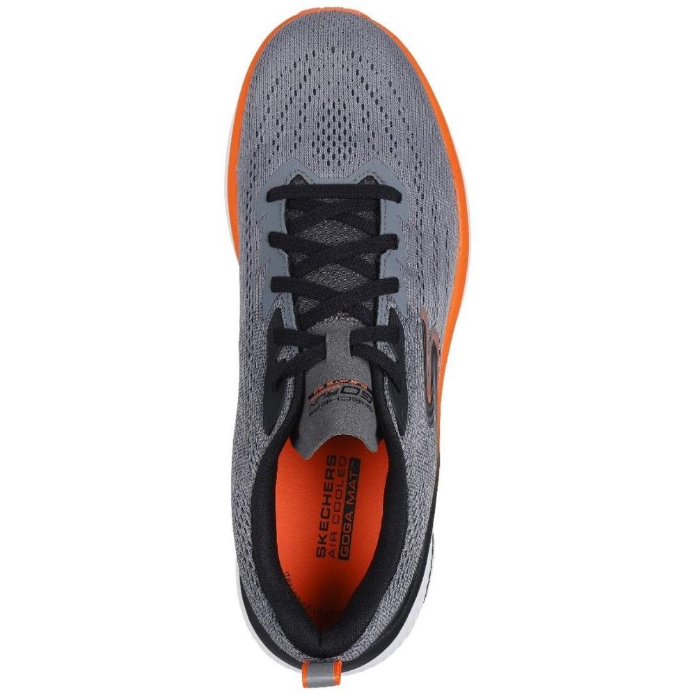 TENIS SKECHERS GO RUN ELEVATE 2.2 220847B/CHAR CINZA LARANJA Cinza/Laranja 4