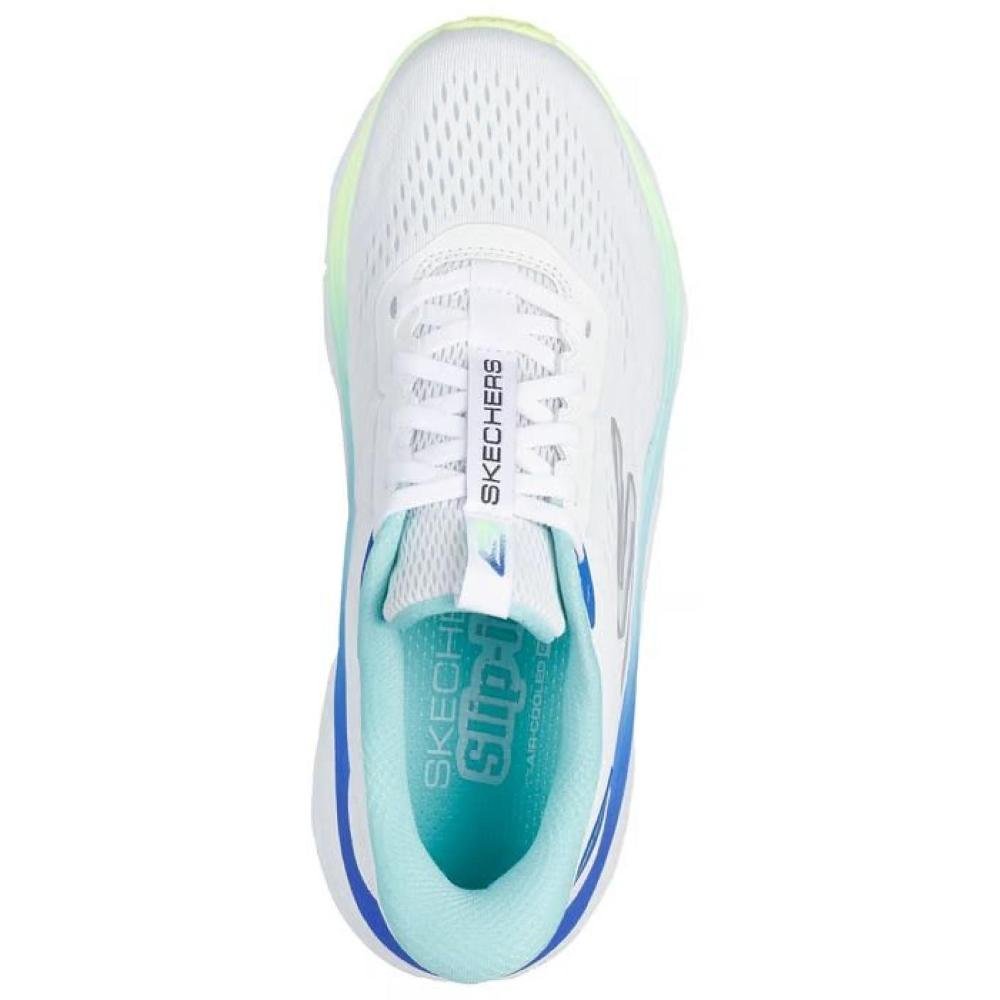 TENIS SKECHERS MAX RUN 129200/WMLT BRANCO AZUL Branco/Azul 4