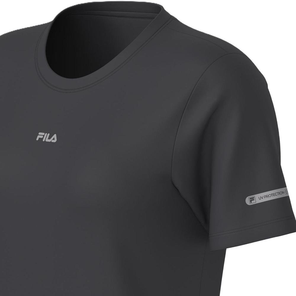 CAMISETA FILA SUN PROTECT BREEZY F12AT00884.3821 PRETO PRATA Preto/Prata 3