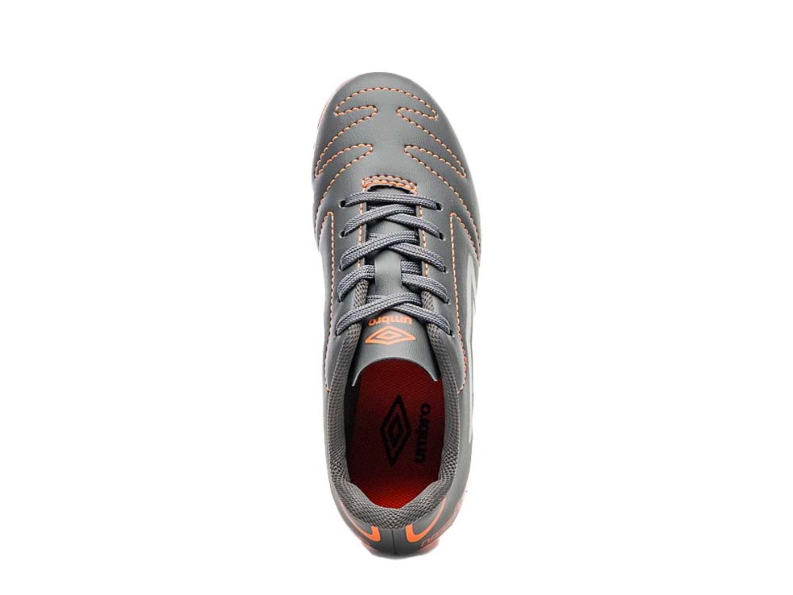 CHUTEIRA UMBRO CLASS 2.2 JR U07FB085.868 GRAFITE LARANJA Cinza 5