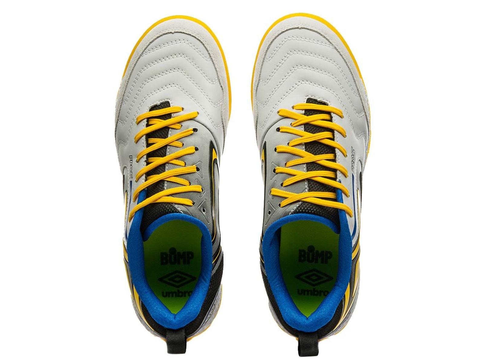 TENIS UMBRO FUTSAL PRO 5 BUMP U01FB041.261 BRANCO AMARELO Branco 5