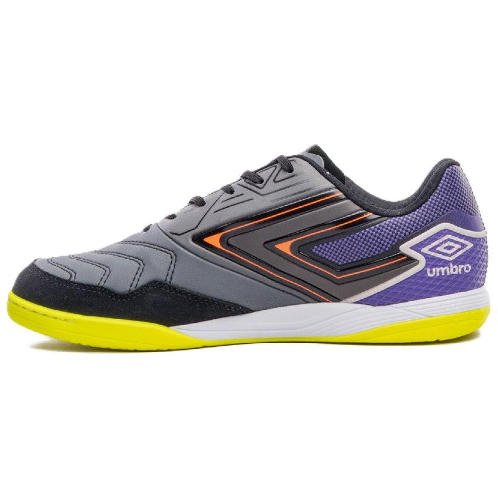 TENIS UMBRO FUTSAL PRO 5 BUMP U01FB042.810 GRAFITE PRETO Cinza 3