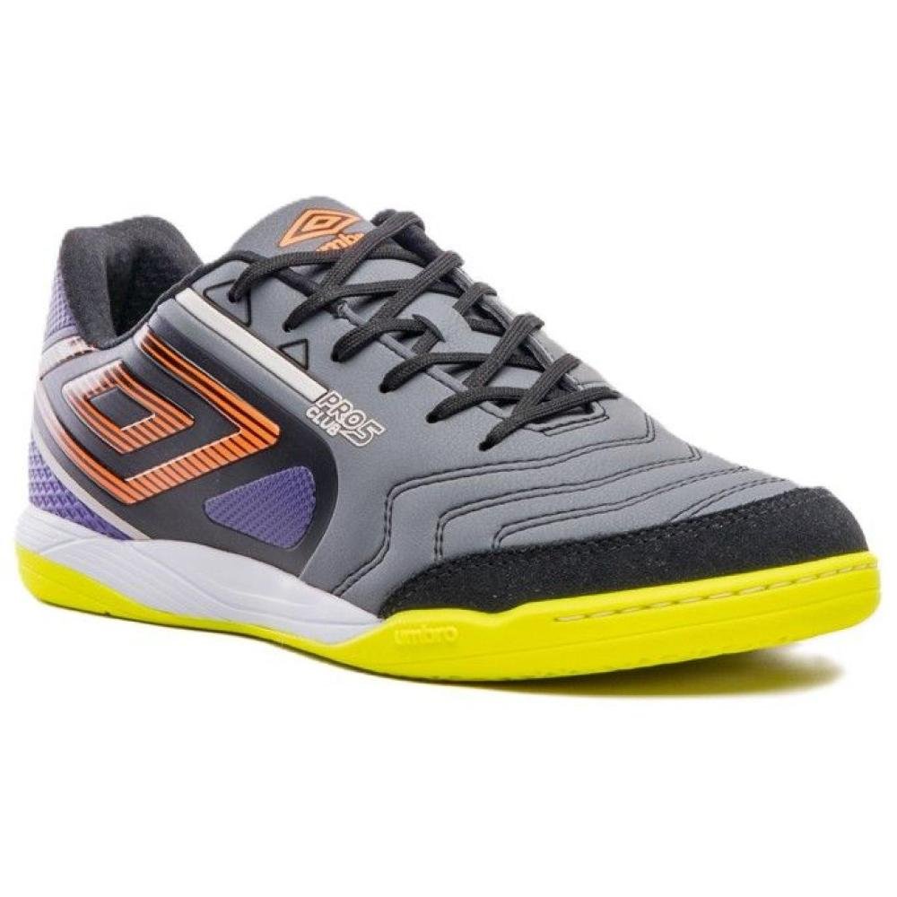TENIS UMBRO FUTSAL PRO 5 BUMP U01FB042.810 GRAFITE PRETO Cinza 8