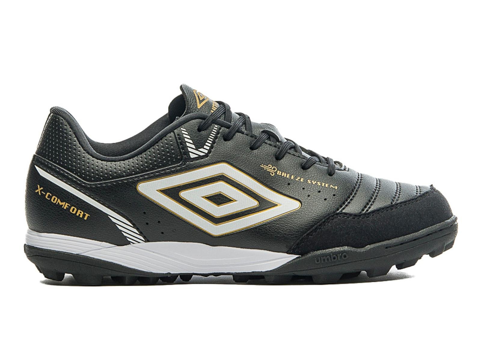 CHUTEIRA UMBRO SOCIETY X-CONFORT U01FB00254.129 PRETO DOURAD