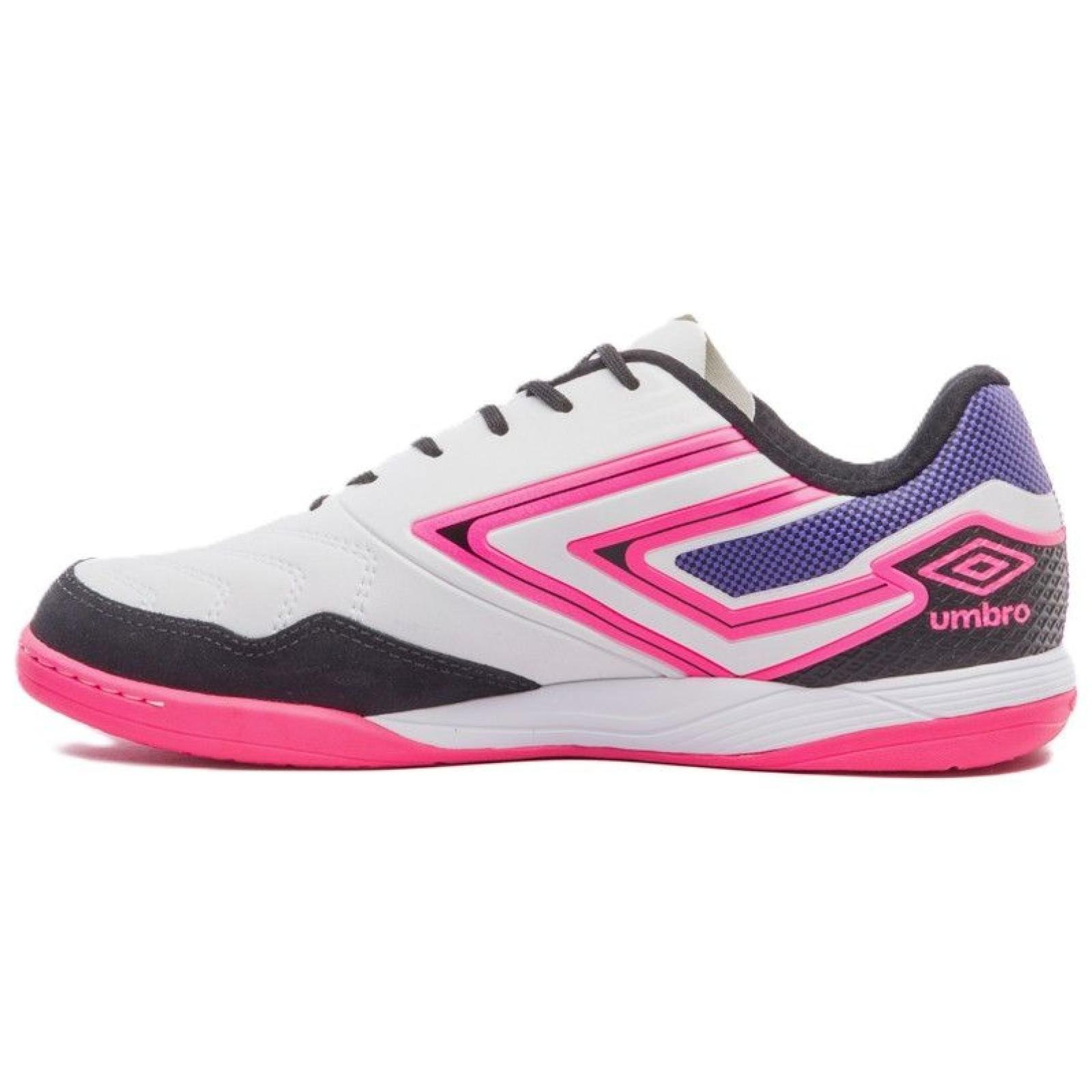 TENIS UMBRO FUTSAL PRO 5 BUMP U01FB042.210 BRANCO PRETO ROXO Branco 3