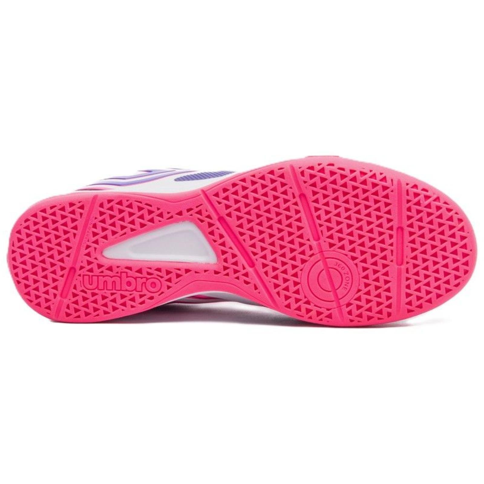 TENIS UMBRO FUTSAL PRO 5 BUMP U01FB042.210 BRANCO PRETO ROXO Branco 6