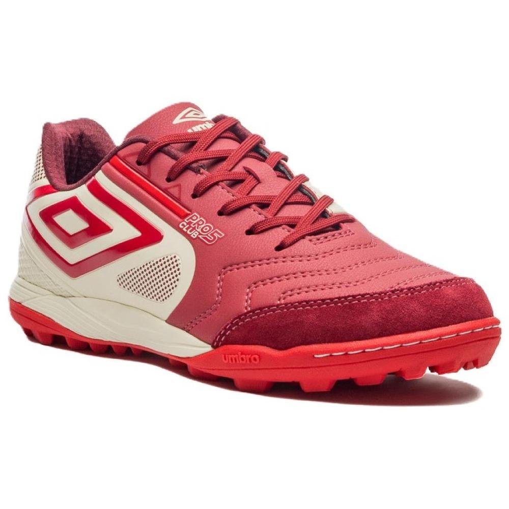 CHUTEIRA UMBRO SOCIETY PRO 5 BUMP CLUB U01FB043.424 VERMELHO Vermelho 3