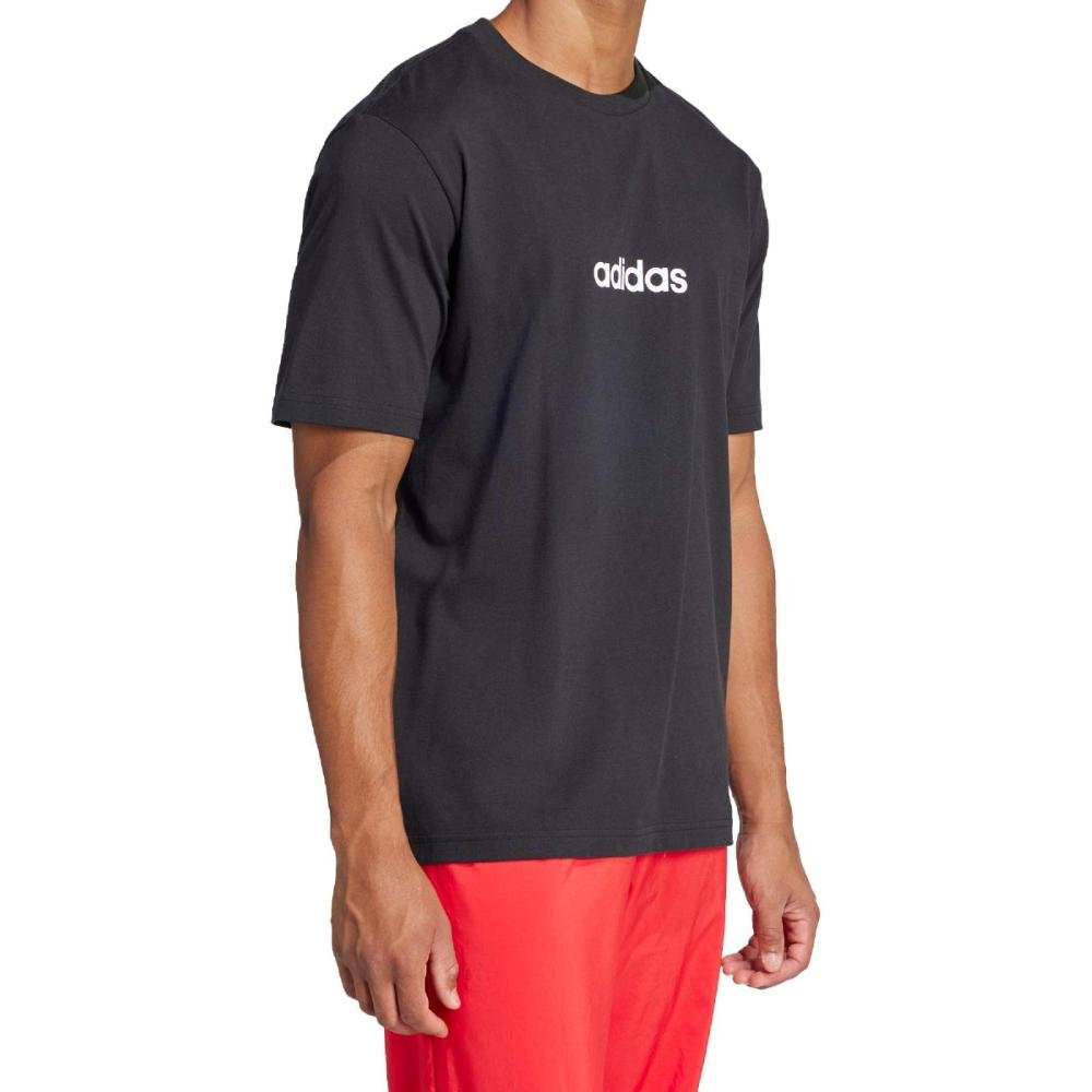 CAMISETA ADIDAS ESSENTIALS LINEAR JE8993 PRETO Preto 3