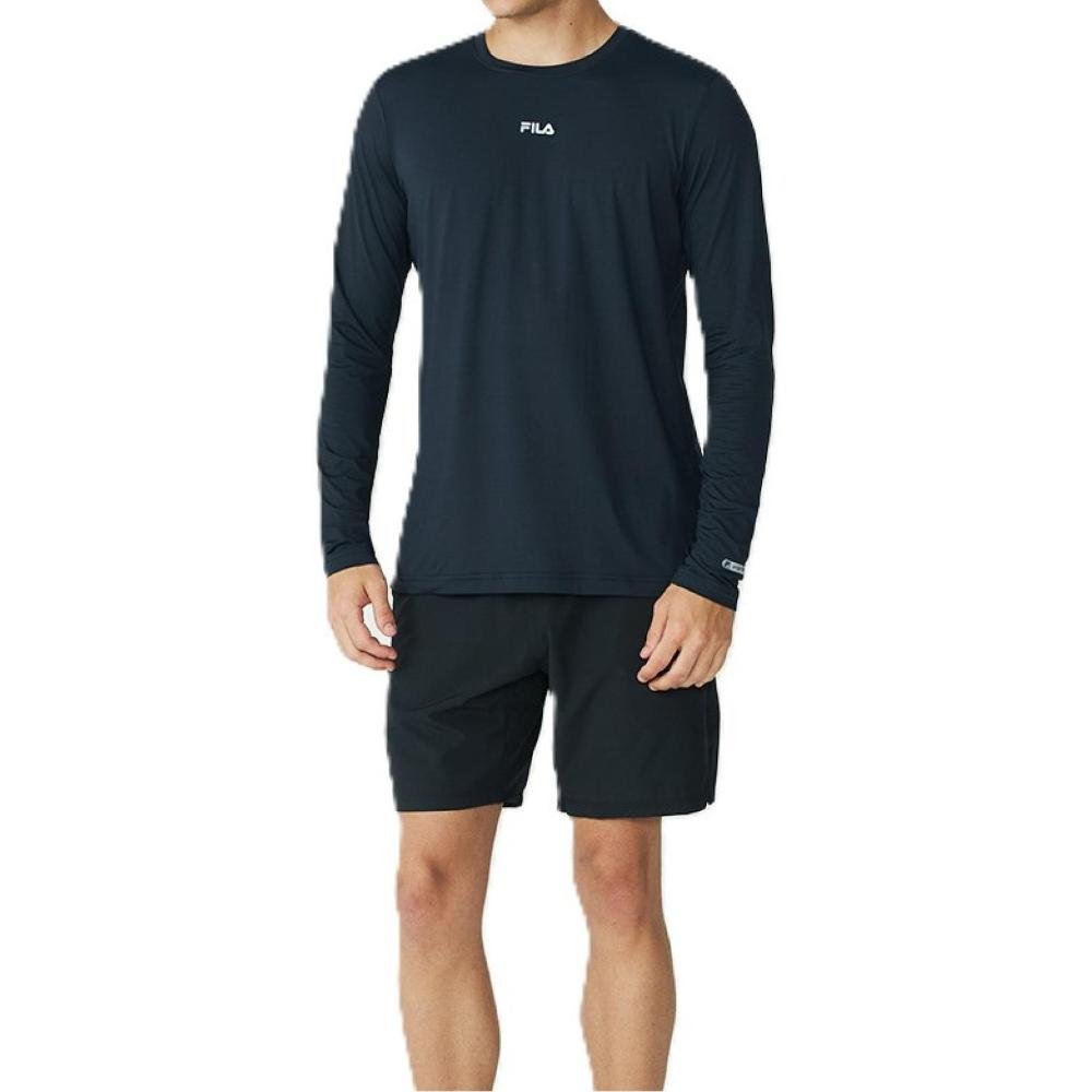 CAMISETA FILA ML SUN PROTECT BREEZY F11AT519015.3821 PRETO P