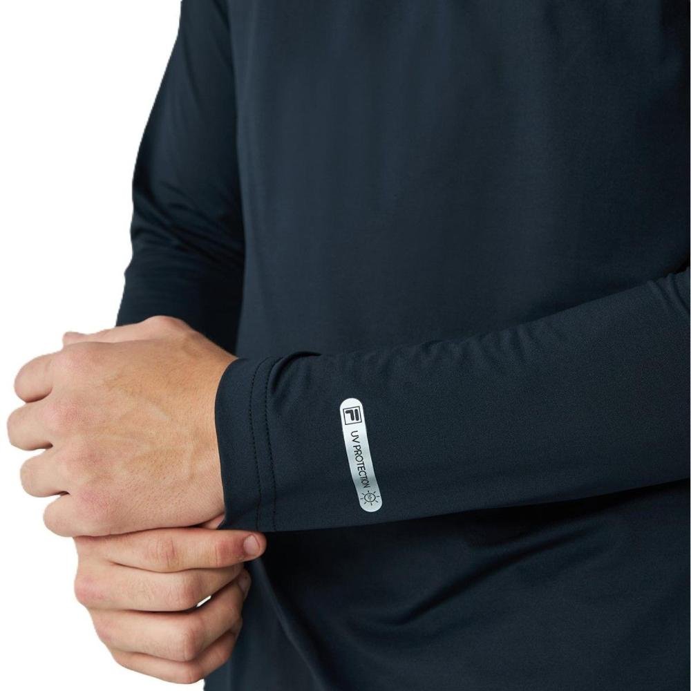 CAMISETA FILA ML SUN PROTECT BREEZY F11AT519015.3821 PRETO P Preto/Prata 3