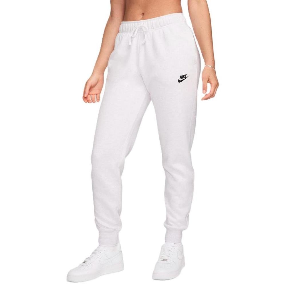 CALCA NIKE CLUB FLC MR STD DQ5191-051 CINZA CLARO